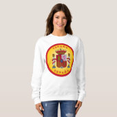 Sweatshirt Armoiries d'Espagne de forme circulaire (Devant entier)