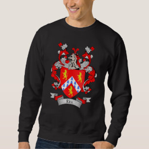 Sweatshirt Armoiries du riz Nom de famille Crest