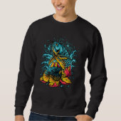 Sweatshirt Arowana Koi Carp Nishikigoi Fish (Devant)