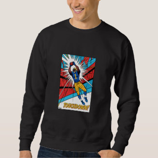 Sweatshirt Arrêt de football parfait pour la bande dessinée c