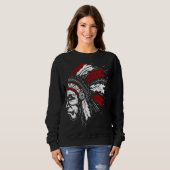 Sweatshirt Arrière-plan Indien (Devant entier)