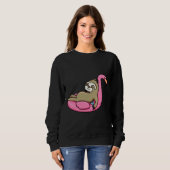 Sweatshirt Arrière - plan noir de fentes de refroidissement (Devant entier)