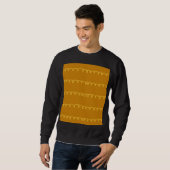 Sweatshirt Art Abstrait : Conception moderne d'enveloppement (Devant entier)