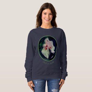 Sweatshirt Art Abstrait Floral Iris Rose Personnalisé