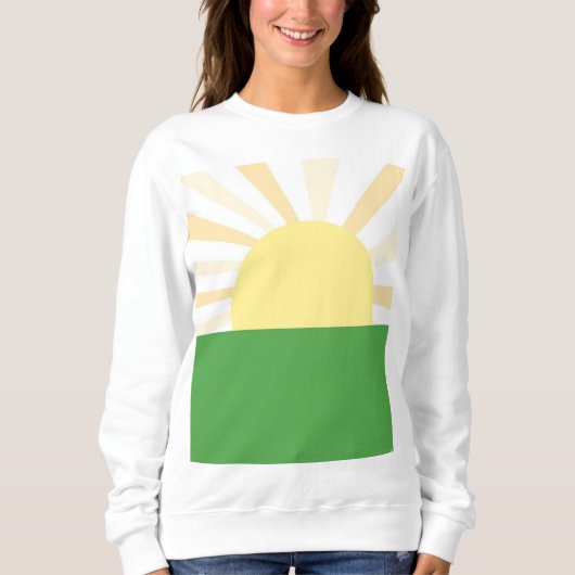 Sweatshirt art abstrait moderne (Devant)