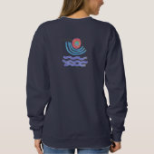 Sweatshirt Art Abstrait original à porter (Dos)