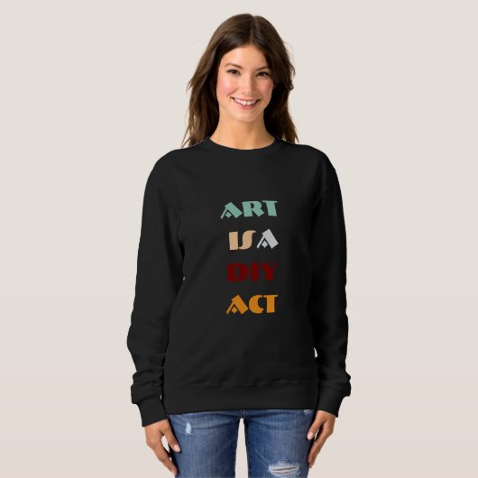 Sweatshirt Art Act (Devant entier)