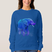 Sweatshirt Art animal éléphant (Devant)