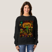 Sweatshirt art cactus lumineux (Devant entier)