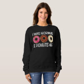 Sweatshirt Art cool Donut Pour Hommes Femmes Sucre Glaqué Cho (Devant entier)