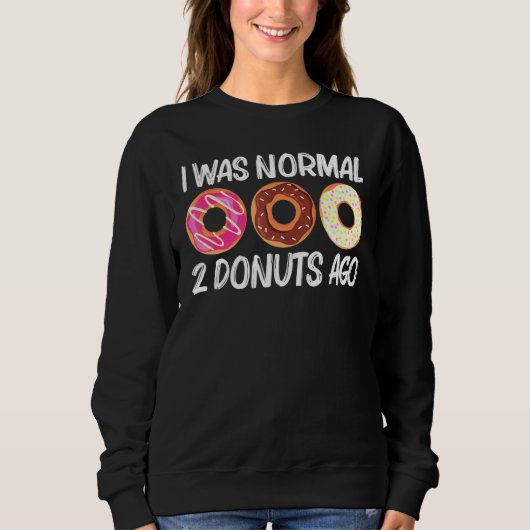 Sweatshirt Art cool Donut Pour Hommes Femmes Sucre Glaqué Cho (Devant)