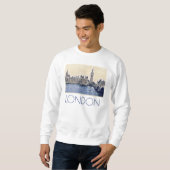 Sweatshirt Art de Big Ben London Watercolor (Devant entier)