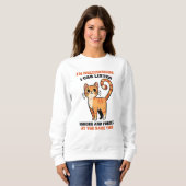 Sweatshirt art de mots multitâche sarcasme drôle (Devant entier)