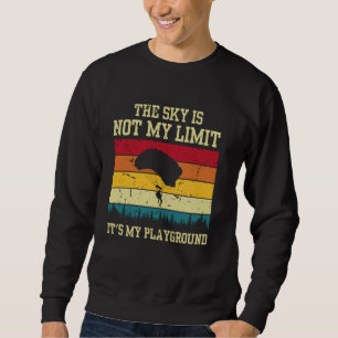 Sweatshirt Art de parapente pour hommes femmes paramoteur par