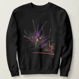 Sweatshirt Art de tatouage tribal abstrait couleur explosion