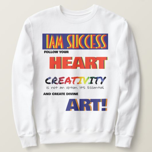 SWEATSHIRT ART DIVIN (Design devant)