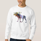 Sweatshirt Art d'orignaux (Devant)