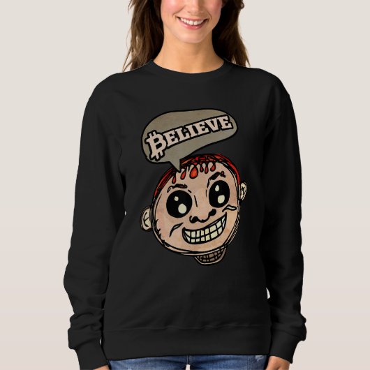 Sweatshirt Art Fun Crypto Belipto Pour CryptoCurrency Trader  (Devant)