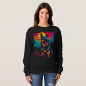 Sweatshirt Art German Shepherd Dog Hiking (Devant entier)