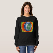 Sweatshirt Art jour des terres (Devant entier)