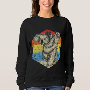 Sweatshirt Art Koala Vintage Amoureux des Animaux Australiens