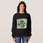 Sweatshirt Art Poisson De Sharon Cummings (Devant entier)