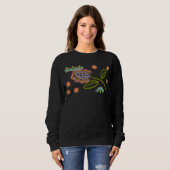 Sweatshirt Art portable Abstrait coloré (Devant entier)