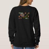Sweatshirt Art portable Abstrait coloré (Dos)