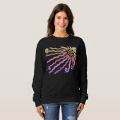 Sweatshirt Art Porter Abstrait Coloré (Devant entier)