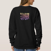 Sweatshirt Art Porter Abstrait Coloré (Dos)