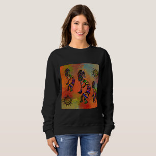 SWEATSHIRT ART SOUTHWEST KOKOPELLI