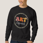Sweatshirt Art Squad Appreciation Week Back to School (Devant)