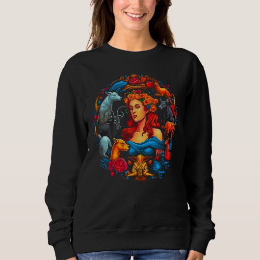 Sweatshirt Artemis Greek Goddess (Devant)