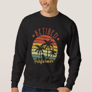 Sweatshirt Artiste à la retraite Rétro Vintage pour homme Pap
