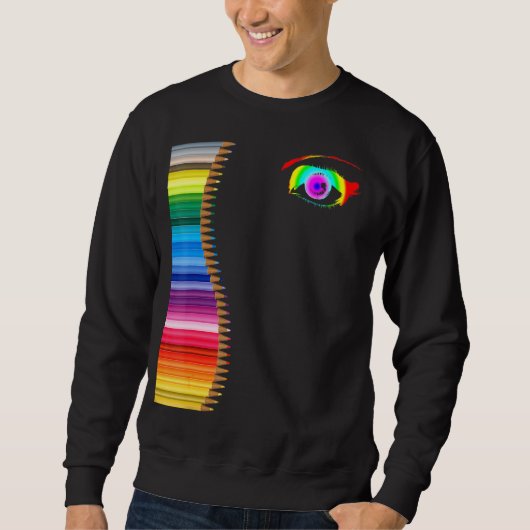 Sweatshirt Artiste crayon (Devant)