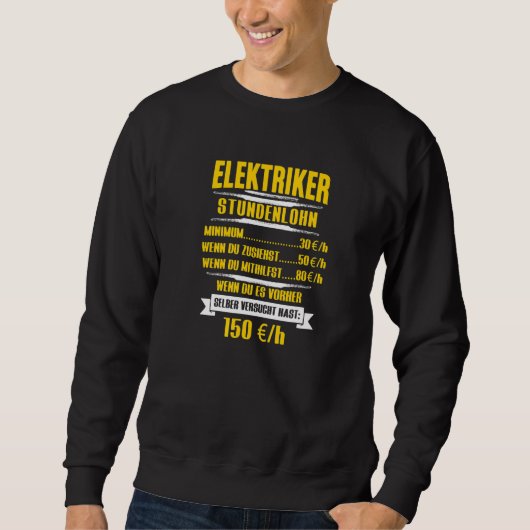 Sweatshirt Artiste Électronique Résistante Électriciens Horai (Devant)