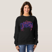Sweatshirt Artistic Cycling Cycling Live Your Dream (Devant entier)