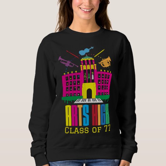 Sweatshirt Arts personnalisables High School Creative Buildin (Devant)