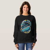 Sweatshirt Arty Cruise Boat Spaceship Captain (Devant entier)
