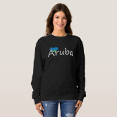 Sweatshirt Aruba Love (Devant entier)