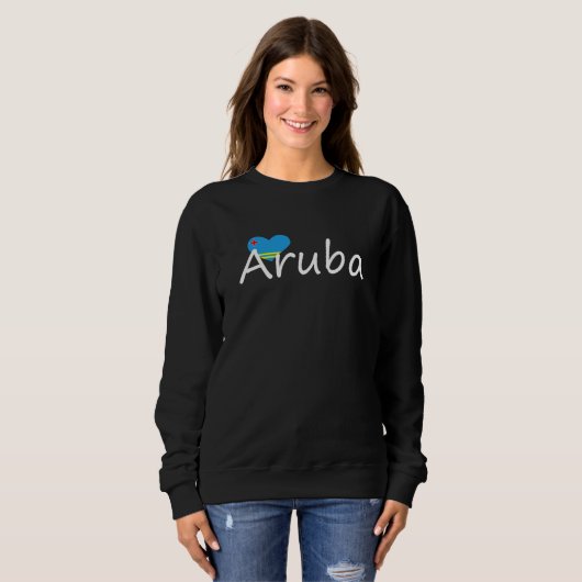 Sweatshirt Aruba Love (Devant entier)