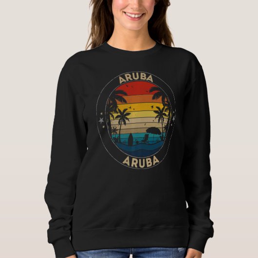 Sweatshirt Aruba Souvenir Aruba Rappel (Devant)