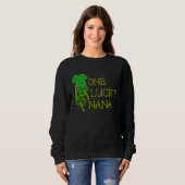 Sweatshirt AS tees Fun One Lucky Nana Shamrock St Patty Patri (Devant entier)