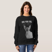 Sweatshirt As-Tu Vu Mon Fur Kitty Cat Tee (Devant entier)