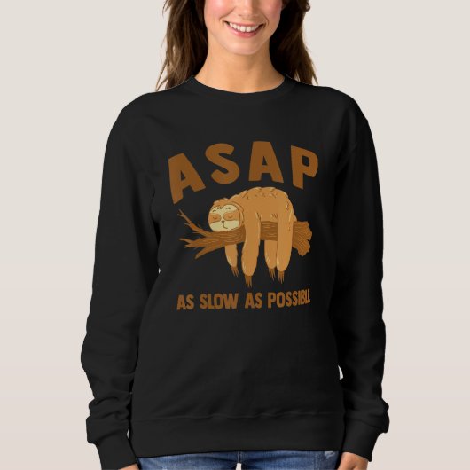 Sweatshirt ASAP Le Plus Lent Possible Slots (Devant)