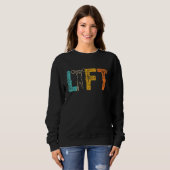 Sweatshirt Ascenseur Gymnase Remise en forme (Devant entier)