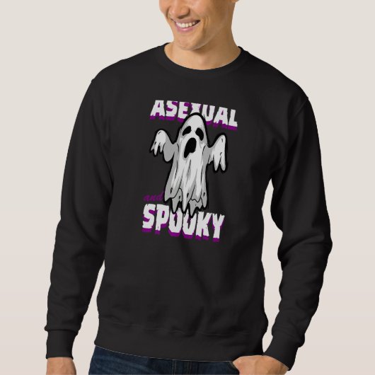 Sweatshirt Asexuel Et Éffrayant Ghost Ace Ghost Halloween (Devant)