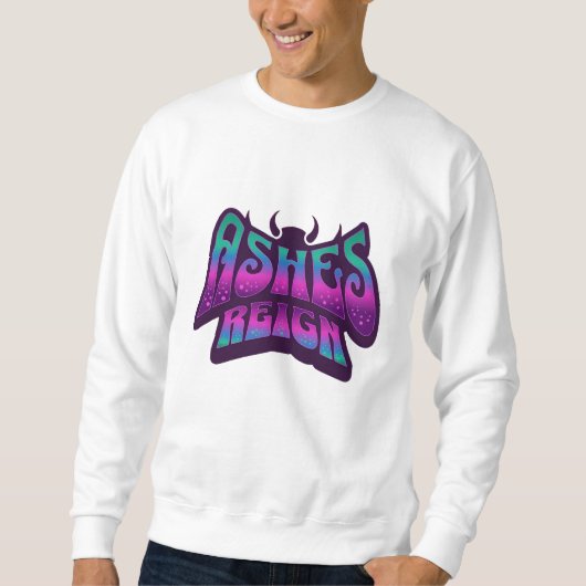 Sweatshirt "Ashes Reign - Psychedelic Bat Silhouette Tee" (Devant)