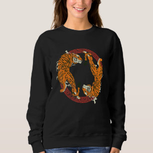 Sweatshirt Asie Tigre Asie Animal Wild Cat Predator Faune
