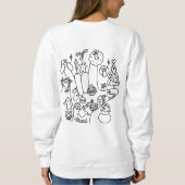Sweatshirt ASL ILY – Winter Vibes  (Dos)
